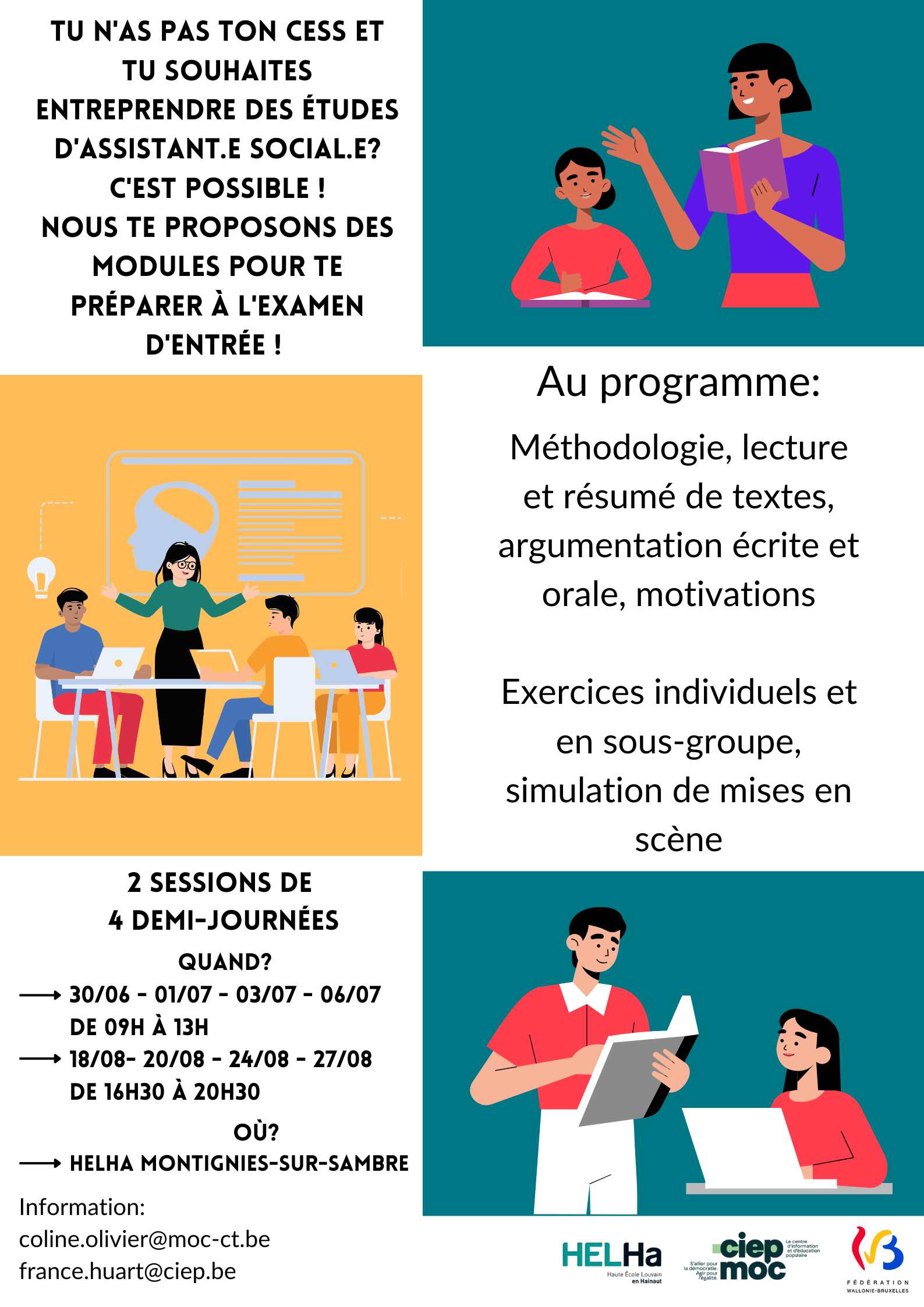 Pub cours prparatoire HELHA